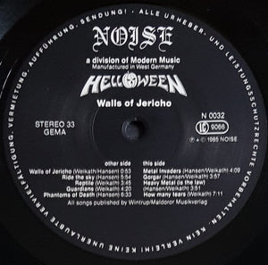Helloween - Walls Of Jericho