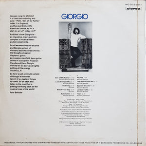 Giorgio Moroder - Giorgio