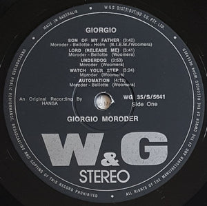 Giorgio Moroder - Giorgio