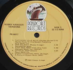 Krieger, Robby - Versions