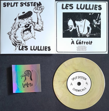 Split System - Chemicals - Creamy / Mustard Recycled Vinyl