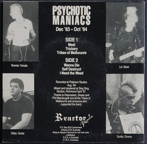 Psychotic Maniacs - A Tribe Of Melbourne