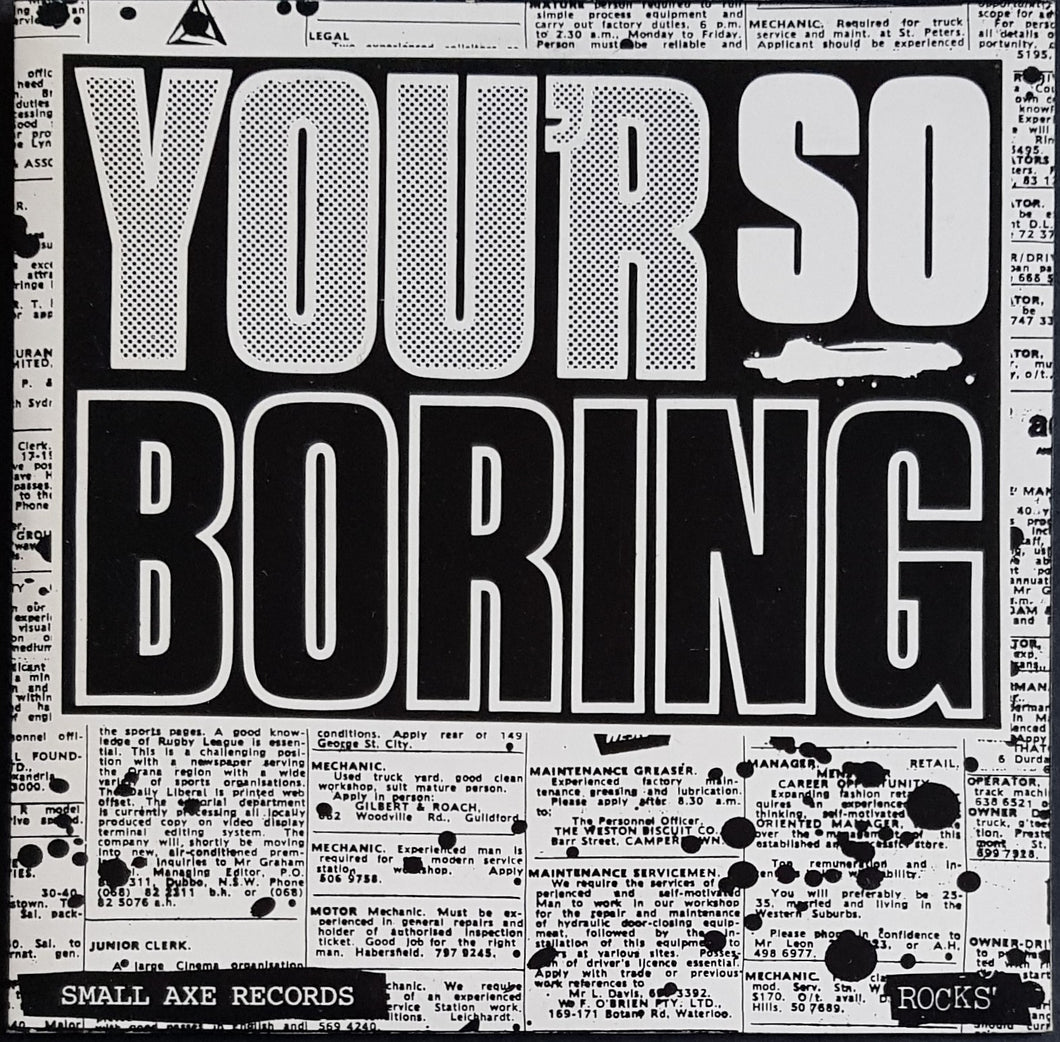 Rocks' - You'r So Boring - Reissue