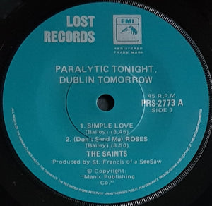Saints - Paralytic Tonight Dublin Tomorrow