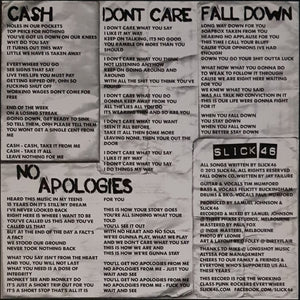 Slick 46 - No Apologies - Red Vinyl