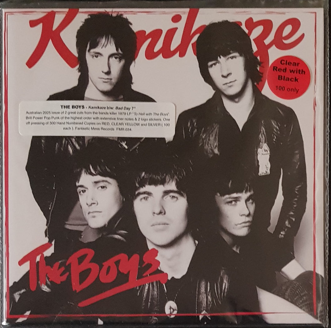 Boys (UK) - Kamikaze - Clear Red with Black Vinyl