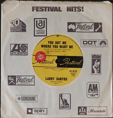 Santos, Larry - You Got Me Where You Want Me