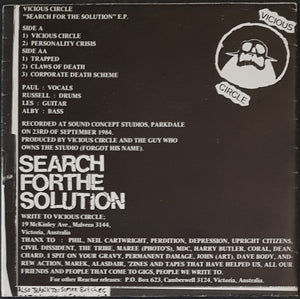 Vicious Circle - Search For The Solution
