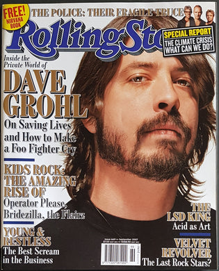 Foo Fighters (Dave Grohl)- Rolling Stone Issue 669 September 2007