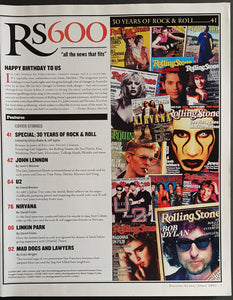 Nirvana - Rolling Stone Issue 600 May 2002