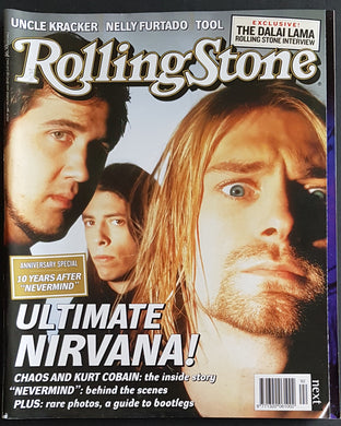 Nirvana - Rolling Stone Issue 592 October 2001