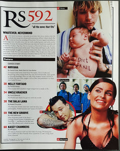 Nirvana - Rolling Stone Issue 592 October 2001
