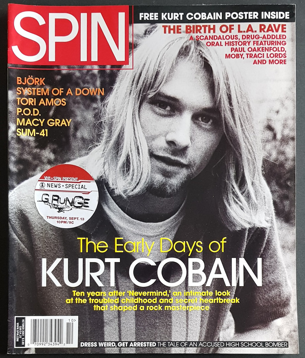 Nirvana - Spin October 2001