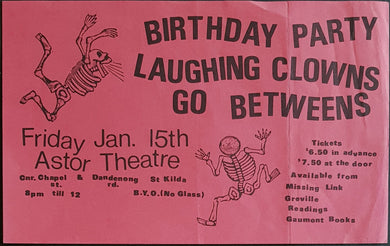 Birthday Party - Laughing Clowns Go Betweens 1982