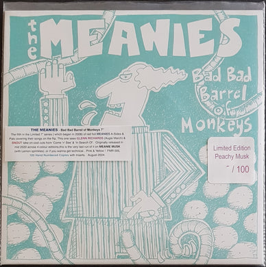 Meanies - Bad Bad Barrel Of Monkeys - Peachy Musk Vinyl