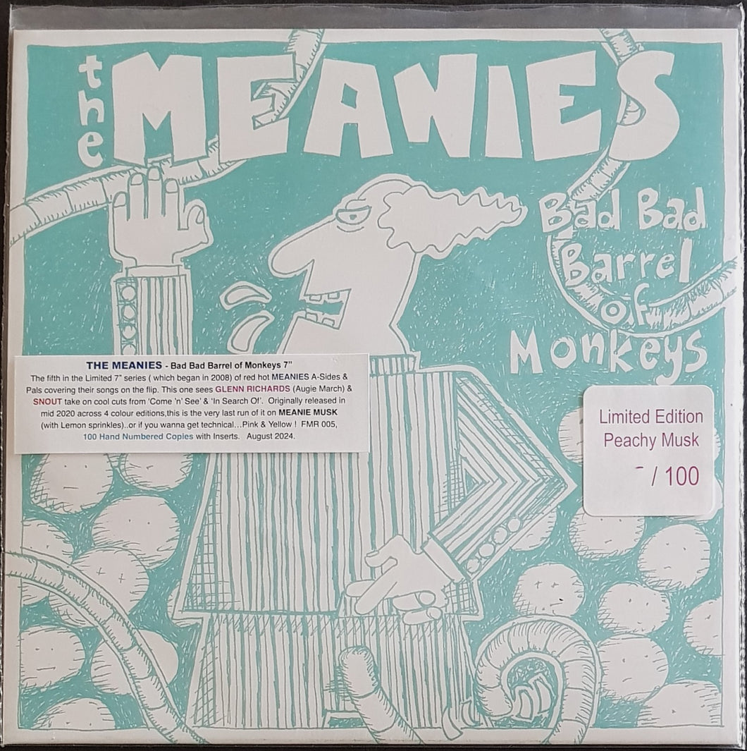 Meanies - Bad Bad Barrel Of Monkeys - Peachy Musk Vinyl