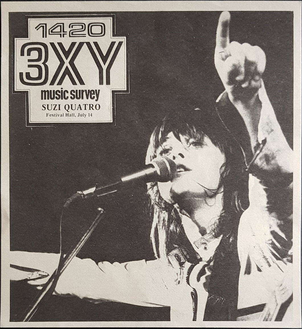 Suzi Quatro - 3XY Music Survey Chart