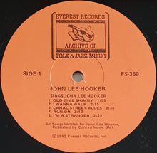 Load image into Gallery viewer, Hooker, John Lee - Sings John Lee Hooker