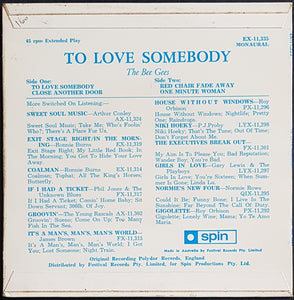 Bee Gees - To Love Somebody