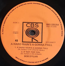 Load image into Gallery viewer, Bob Dylan - A Hard Rain&#39;s A-Gonna Fall