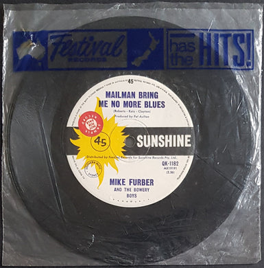 Mike Furber & The Bowery Boys- Mailman Bring Me No More Blues / Just A Poor Boy