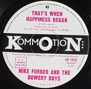 Mike Furber & The Bowery Boys- You / That's When Happiness Began