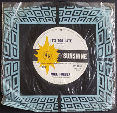 Mike Furber - It's Too Late / I'm So Glad