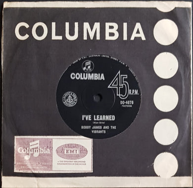 Bobby James And The Vibrants - I've Learned / Almost Eighteen