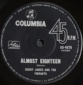 Bobby James And The Vibrants - I've Learned / Almost Eighteen