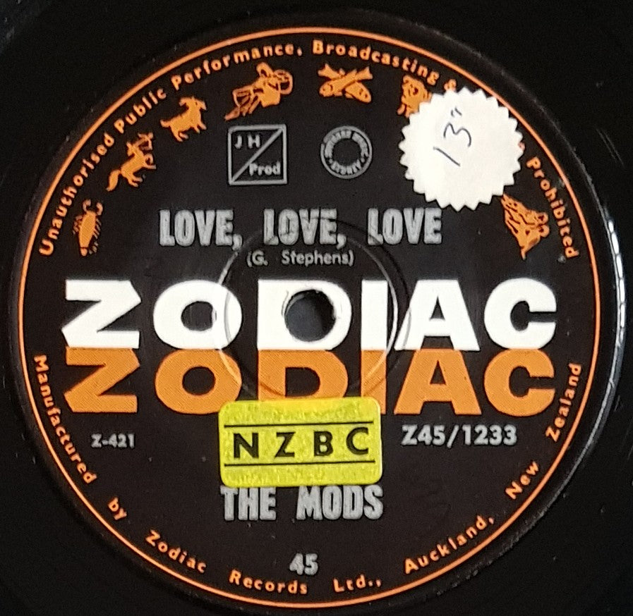 Mods, The (NZ 60's) - Love, Love, Love