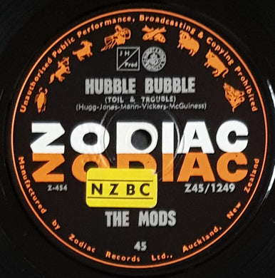 Mods, The (NZ 60's) - Hubble Bubble