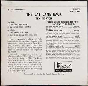 Tex Morton - The Cat Came Back