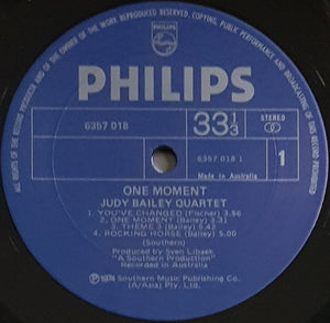Bailey Quartet, Judy- One Moment
