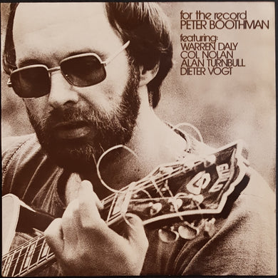 Boothman, Peter - For The Record