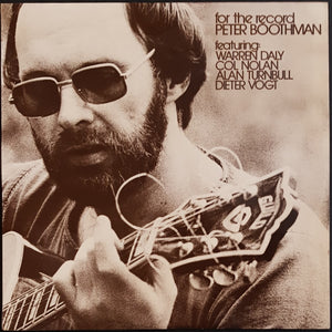 Boothman, Peter - For The Record