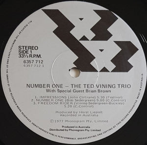 Brown, Brian - The Ted Vining Trio With Special Guest - Number 1