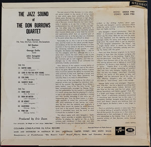 Don Burrows - The Jazz Sound Of The Don Burrows Quartet