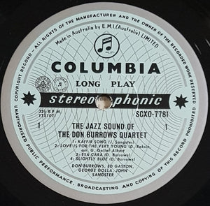 Don Burrows - The Jazz Sound Of The Don Burrows Quartet