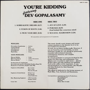 Devendran Gopalasamy - You're Kidding