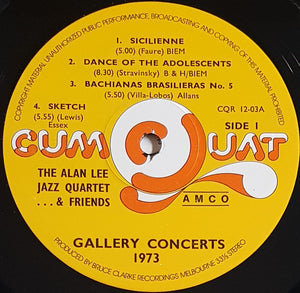 Alan Lee Jazz Quartet & Friends - Gallery Concerts 1973