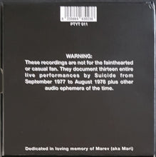 Load image into Gallery viewer, Suicide - Live 1977-1978