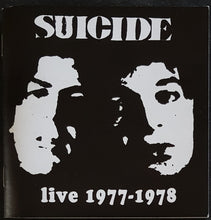 Load image into Gallery viewer, Suicide - Live 1977-1978