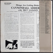 Load image into Gallery viewer, Cannonball Adderley With Milt Jackson- Things Are Getting Better