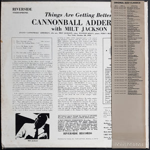 Cannonball Adderley With Milt Jackson- Things Are Getting Better