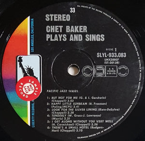 Baker, Chet- Plays And Sings