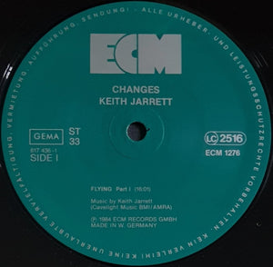Jarrett, Keith / Gary Peacock, Jack Dejohnette- Changes