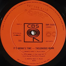 Load image into Gallery viewer, Thelonious Monk- It&#39;s Monk&#39;s Time