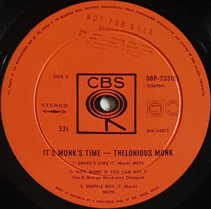 Thelonious Monk- It's Monk's Time
