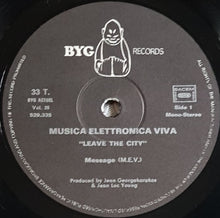 Load image into Gallery viewer, Musica Elettronica Viva - Leave The City