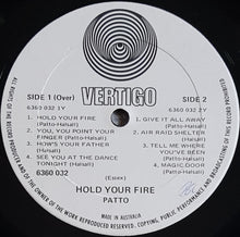 Load image into Gallery viewer, Patto - Hold Your Fire